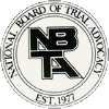 National Board of Trial Advocacy Badge